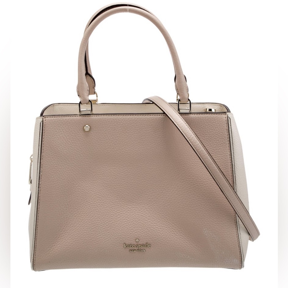 Neutral Kate Spade 2 way leather NWT bag - beautiful!  😍